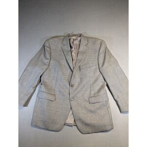 Polo Ralph‎ Lauren 44S Houndstooth Wool Blazer Jacket  Mint!